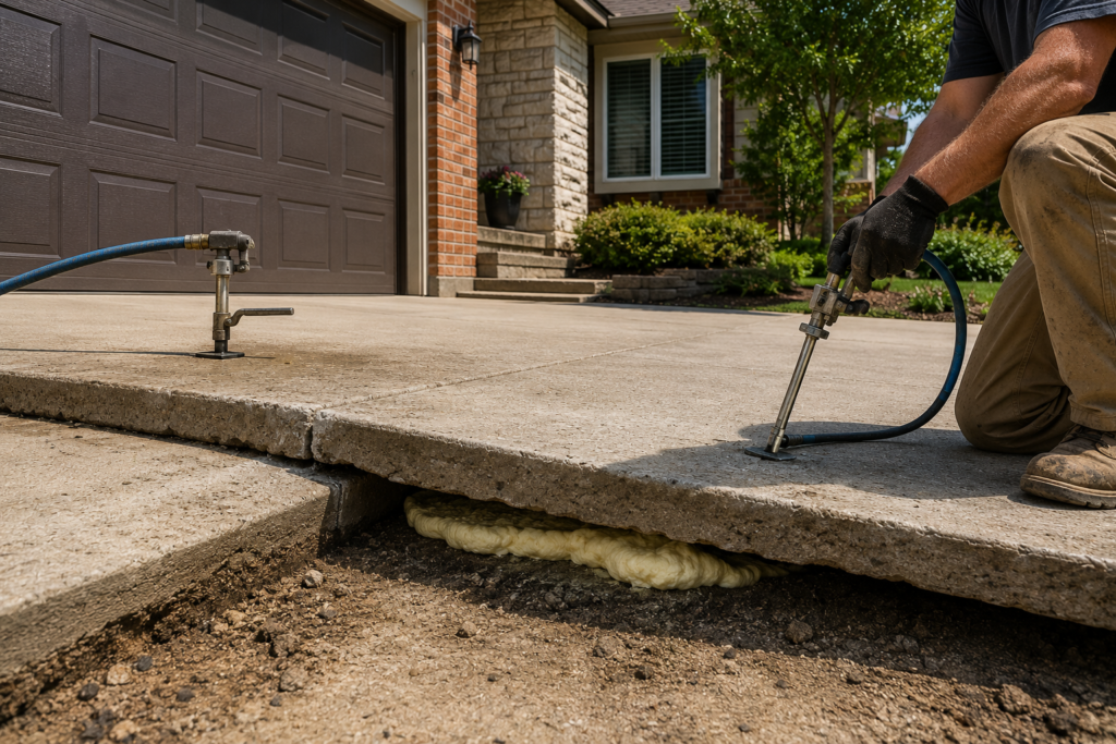 Why Uneven Driveways and Garage Floors Usually Get Worse Over Time